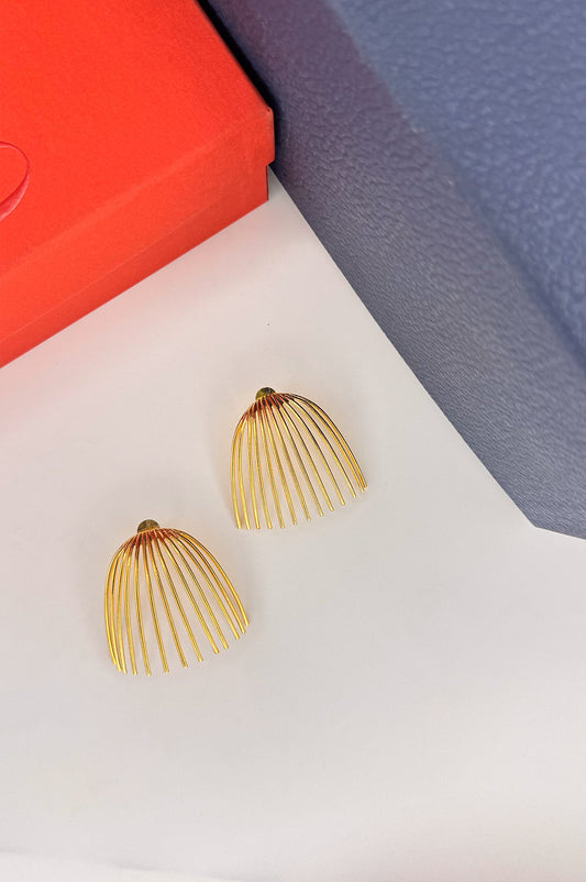 The Golden Cage Earring