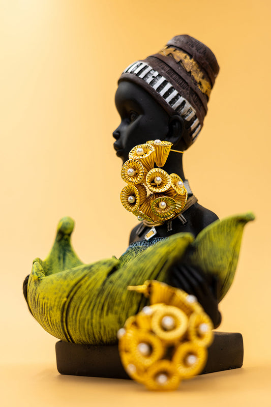 PearlSpiral Earrings