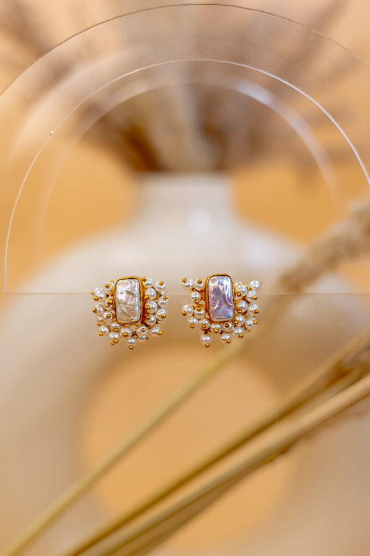 Pearl Ghungroo Studs