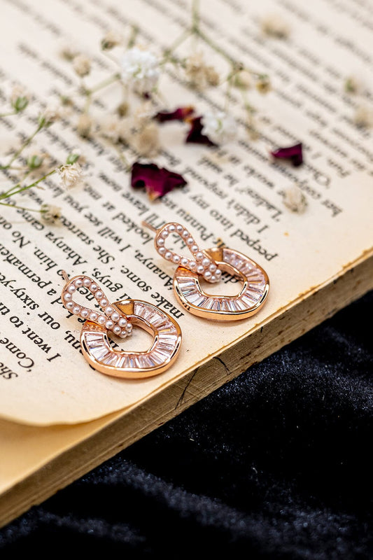 Silver Pearl Bloom Studs