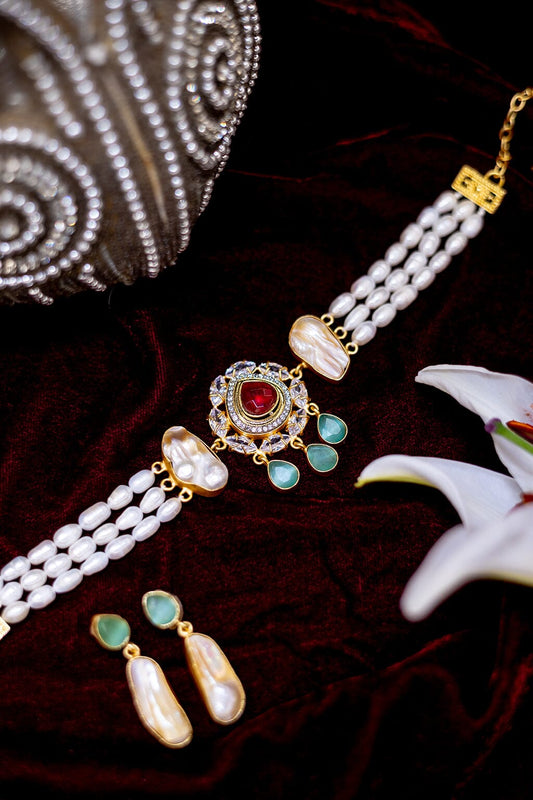Royal Kundan Choker Set