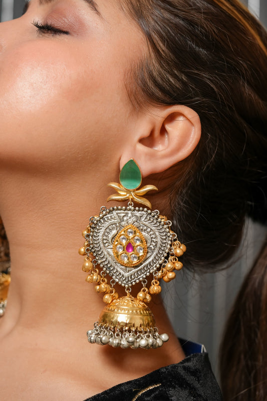 Swarna Chandi Jhumka