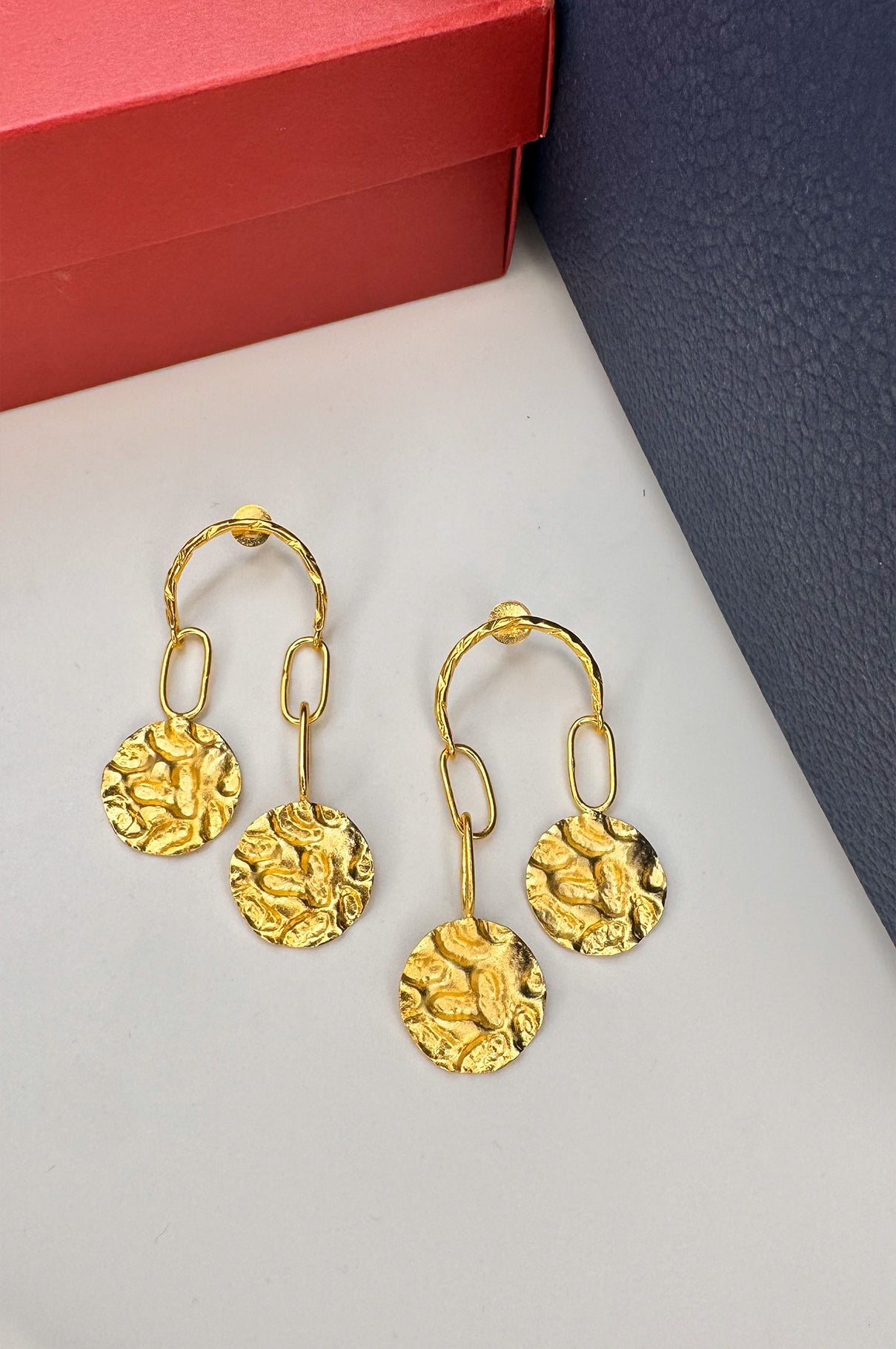 Coin Drop Earrings