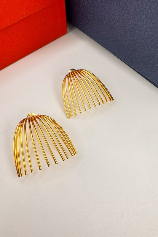 The Golden Cage Earring