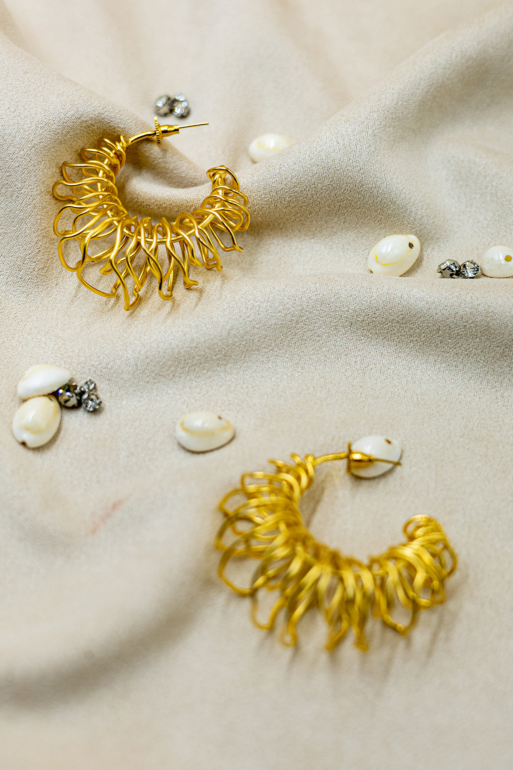 Flame Loop Earrings