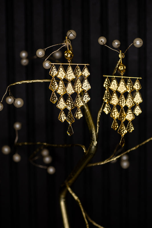 Tri Drop Earrings