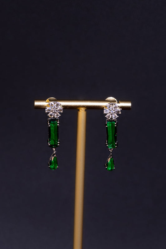 Emerald Column Necklace