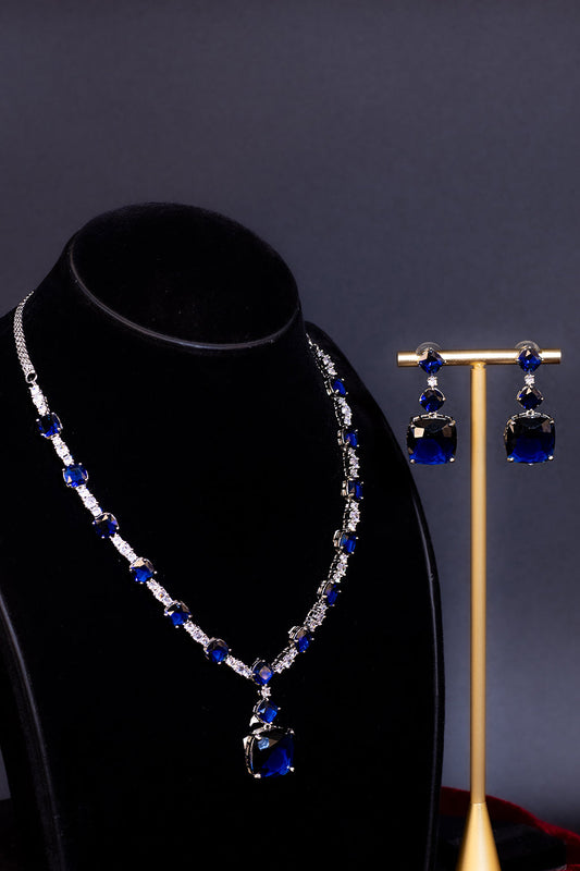 Luxe sapphire Square Set