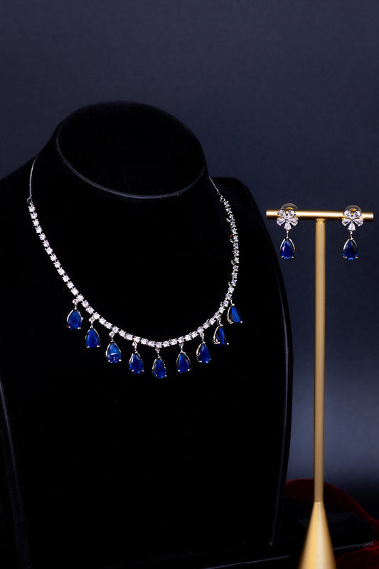 Pearl Drape Diamond Set