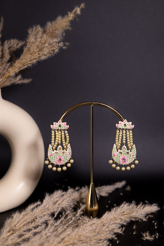 Lotus Glow Jhumka