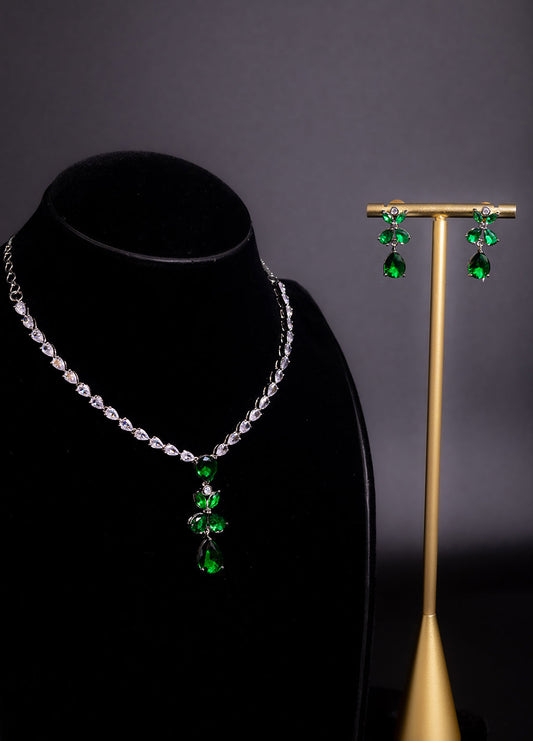 Emerald Drop Elegance Set