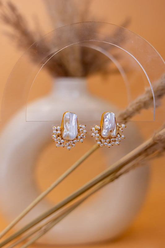 Pearl Cluster Studs