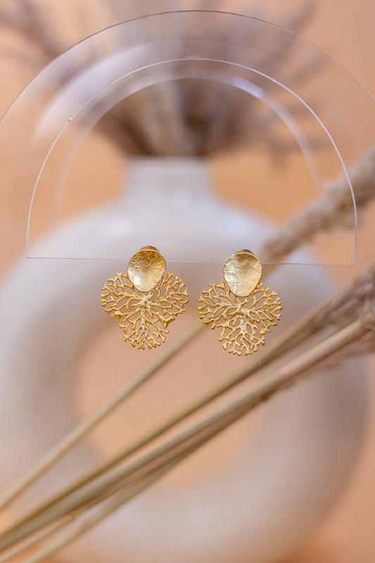 Golden Twig Studs