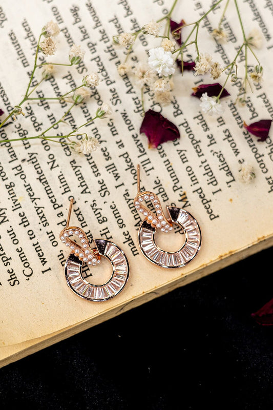Silver Pearl Bloom Studs