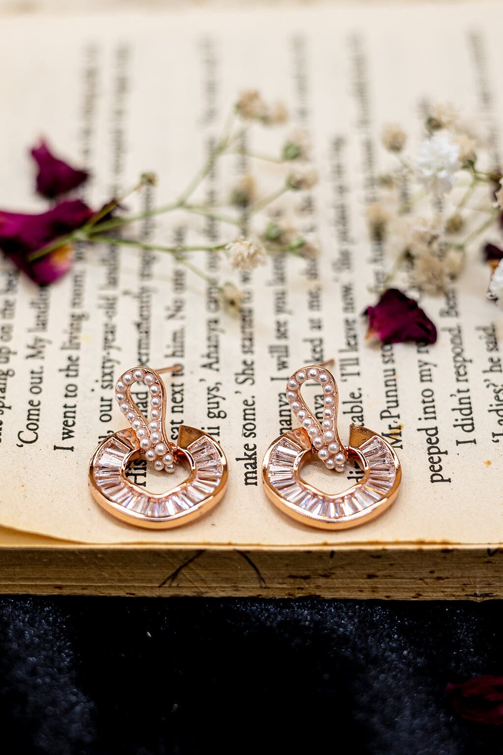 Silver Pearl Bloom Studs