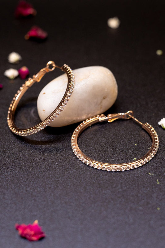 Studded Loop Hoops