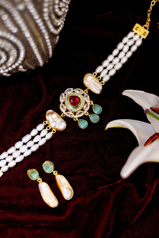 Royal Kundan Choker Set